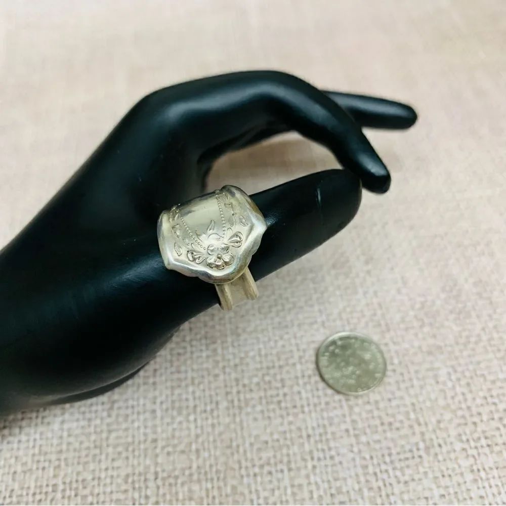Silver Spoon Wrap Ring